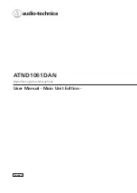 Audio Technica ATND1061DAN User Manual предпросмотр