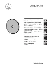 Audio Technica ATND8734a User Manual предпросмотр