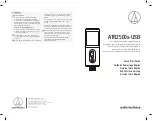 Audio Technica ATR2500x-USB Quick Start Manual preview