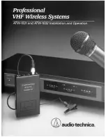 Audio Technica ATW-1031 Installation And Operation Manual preview