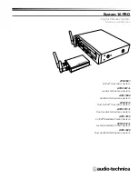 Audio Technica ATW-1301 Installation And Operation Manual preview