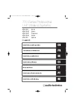 Audio Technica ATW-701 Installation And Operation Manual предпросмотр