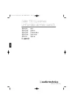 Предварительный просмотр 10 страницы Audio Technica ATW-701 Installation And Operation Manual