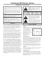 Предварительный просмотр 2 страницы Audio Technica ATW-7373 Installation And Operation Manual