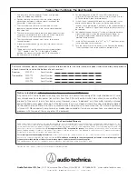 Предварительный просмотр 8 страницы Audio Technica ATW-7373 Installation And Operation Manual