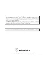 Preview for 4 page of Audio Technica ATW-DA600 Installation And Operation