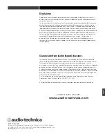 Предварительный просмотр 85 страницы Audio Technica ATW-R1810 Installation And Operation Manual