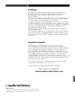 Предварительный просмотр 119 страницы Audio Technica ATW-R1810 Installation And Operation Manual