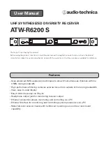 Audio Technica ATW-R6200 S User Manual предпросмотр