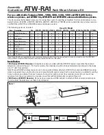 Audio Technica ATW-RA1 Assembling Instructions preview