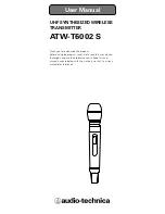 Audio Technica ATW-T6002 S User Manual preview