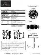 Предварительный просмотр 2 страницы Audio Technica Engineered Sound AT961R Product Information