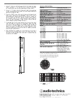 Preview for 2 page of Audio Technica ES915ML Installation And Operation