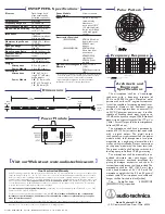 Предварительный просмотр 2 страницы Audio Technica ES933PM User Manual