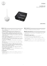 Preview for 1 page of Audio Technica ES954 User Manual