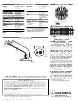 Предварительный просмотр 2 страницы Audio Technica ES995 Installation And Operation