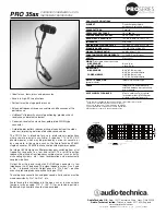 Preview for 1 page of Audio Technica PRO 35ax Specifications