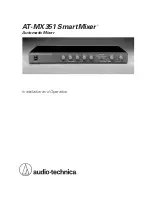Audio Technica SmartMixer AT-MX351 Installation And Operating Manual preview