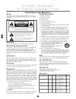 Preview for 2 page of Audio Technica SmartMixer AT-MX381 Installation And Operation Manual