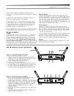 Предварительный просмотр 2 страницы Audio Technica System 10 Series Installation And Operation