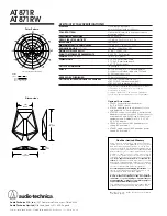 Preview for 2 page of Audio Technica UniPlate AT871R Product Information