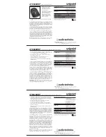 Preview for 1 page of Audio Technica unipoint AT8666RSP Specifications