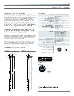 Предварительный просмотр 2 страницы Audio Technica unipoint U857Q Specifications