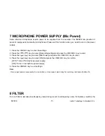 Preview for 20 page of Audio Technology NAGRA MEZZO User Manual