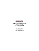 Preview for 44 page of Audio Technology NAGRA MEZZO User Manual