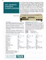 Preview for 2 page of AUDIO TELEX AT120 Brochure