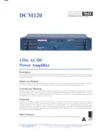 AUDIO TELEX DCM120 Brochure предпросмотр