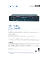 AUDIO TELEX DCM250 Brochure предпросмотр