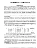 Preview for 1 page of AUDIO TELEX PAGENET88 Manual