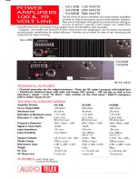 Preview for 2 page of AUDIO TELEX SA120B Brochure