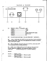 Предварительный просмотр 3 страницы AUDIO TELEX SA250B Operating Instructions