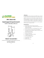 Preview for 7 page of Audio Unlimited SPK-VELO-003 Owner'S Manual