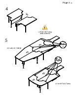 Preview for 4 page of Audio Visual Furniture 411 Assembly And Setup Instructions