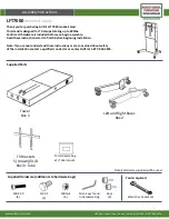 Audio Visual Furniture LFT7000 Assembly Instructions Manual предпросмотр