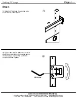 Предварительный просмотр 4 страницы Audio Visual Furniture MC1000-S Assembly And Mounting Instructions