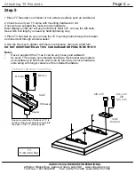 Предварительный просмотр 5 страницы Audio Visual Furniture MC1000-S Assembly And Mounting Instructions