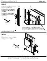 Предварительный просмотр 6 страницы Audio Visual Furniture MC1000-S Assembly And Mounting Instructions