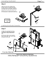 Предварительный просмотр 7 страницы Audio Visual Furniture MC1000-S Assembly And Mounting Instructions