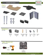 Preview for 2 page of Audio Visual Furniture T324 Assembly Instructions Manual