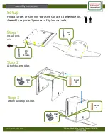 Preview for 3 page of Audio Visual Furniture T324 Assembly Instructions Manual