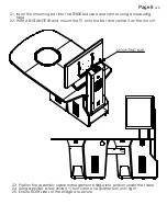 Предварительный просмотр 8 страницы Audio Visual Furniture T628-T Assembly And Setup Instructions