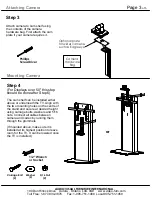 Предварительный просмотр 3 страницы Audio Visual Furniture TP800 Assembly And Setup Instructions