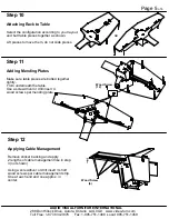 Предварительный просмотр 5 страницы Audio Visual Furniture VC-TABLE Assembly Instructions Manual