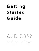 Audio 359 Getting Started Manual preview