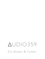 Preview for 36 page of Audio 359 Getting Started Manual