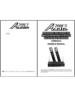 Preview for 1 page of Audio2000's AWM6502U Owner'S Manual